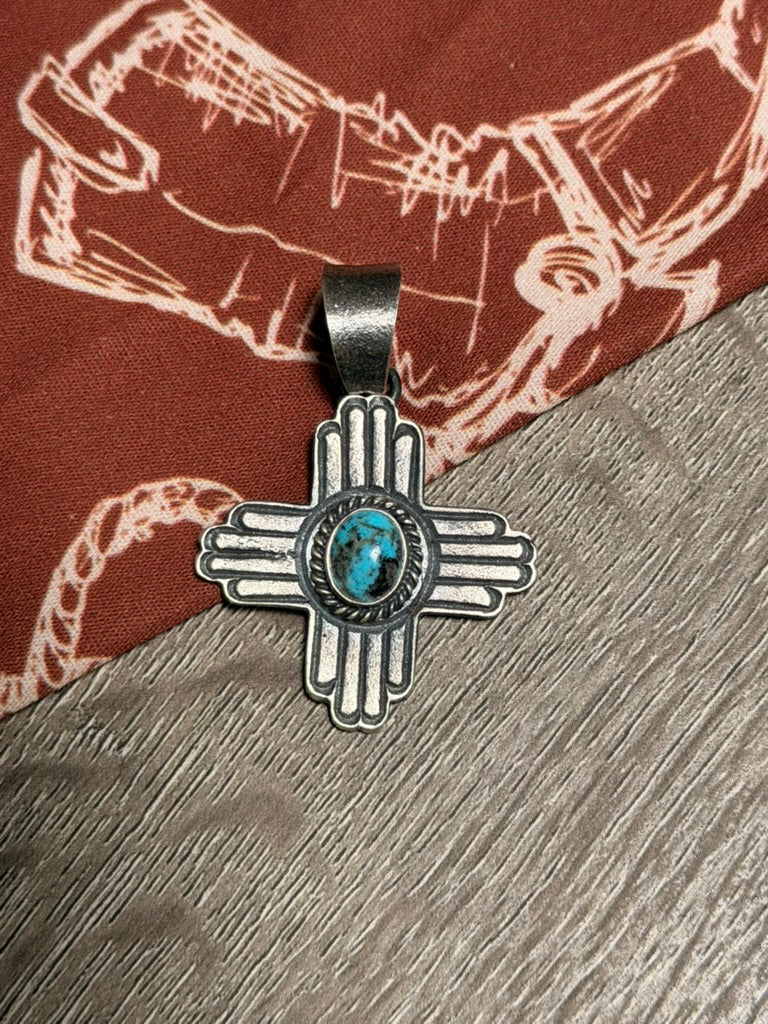 Kevin Billah Stella Turquoise Zia Pendant