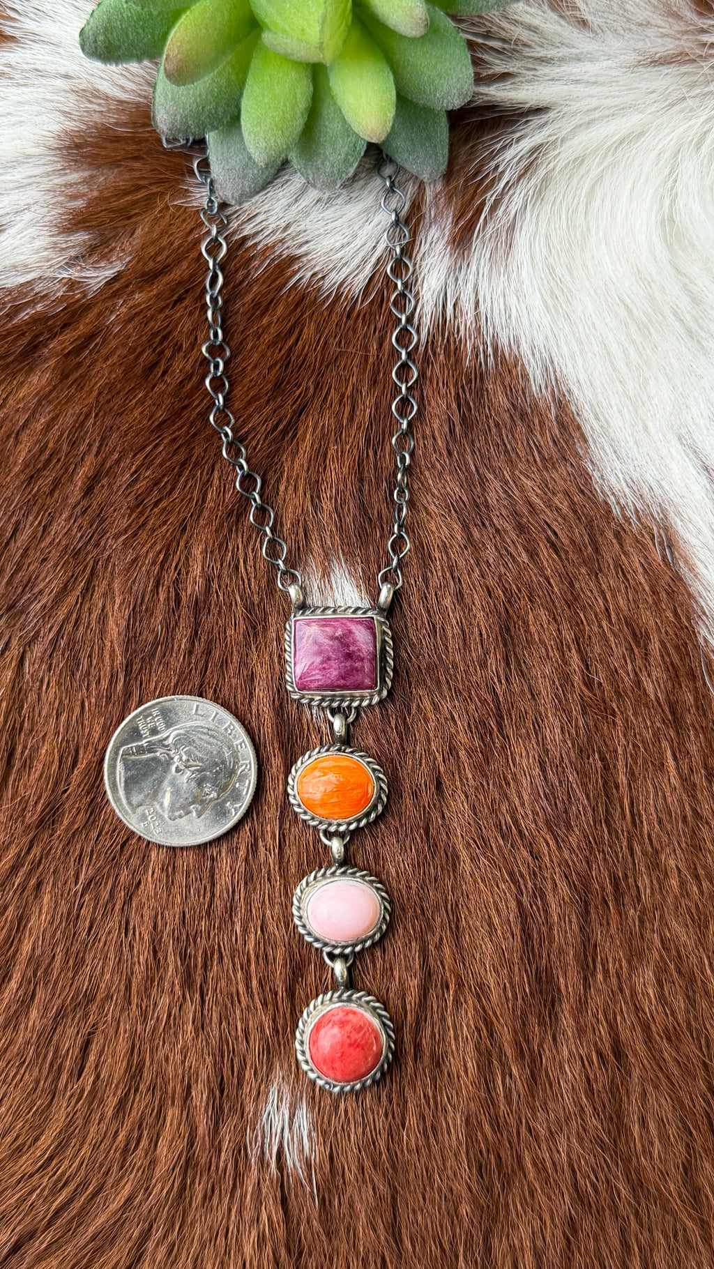 Letricia Largo Multi stone lariat