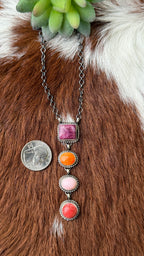 Letricia Largo Multi stone lariat