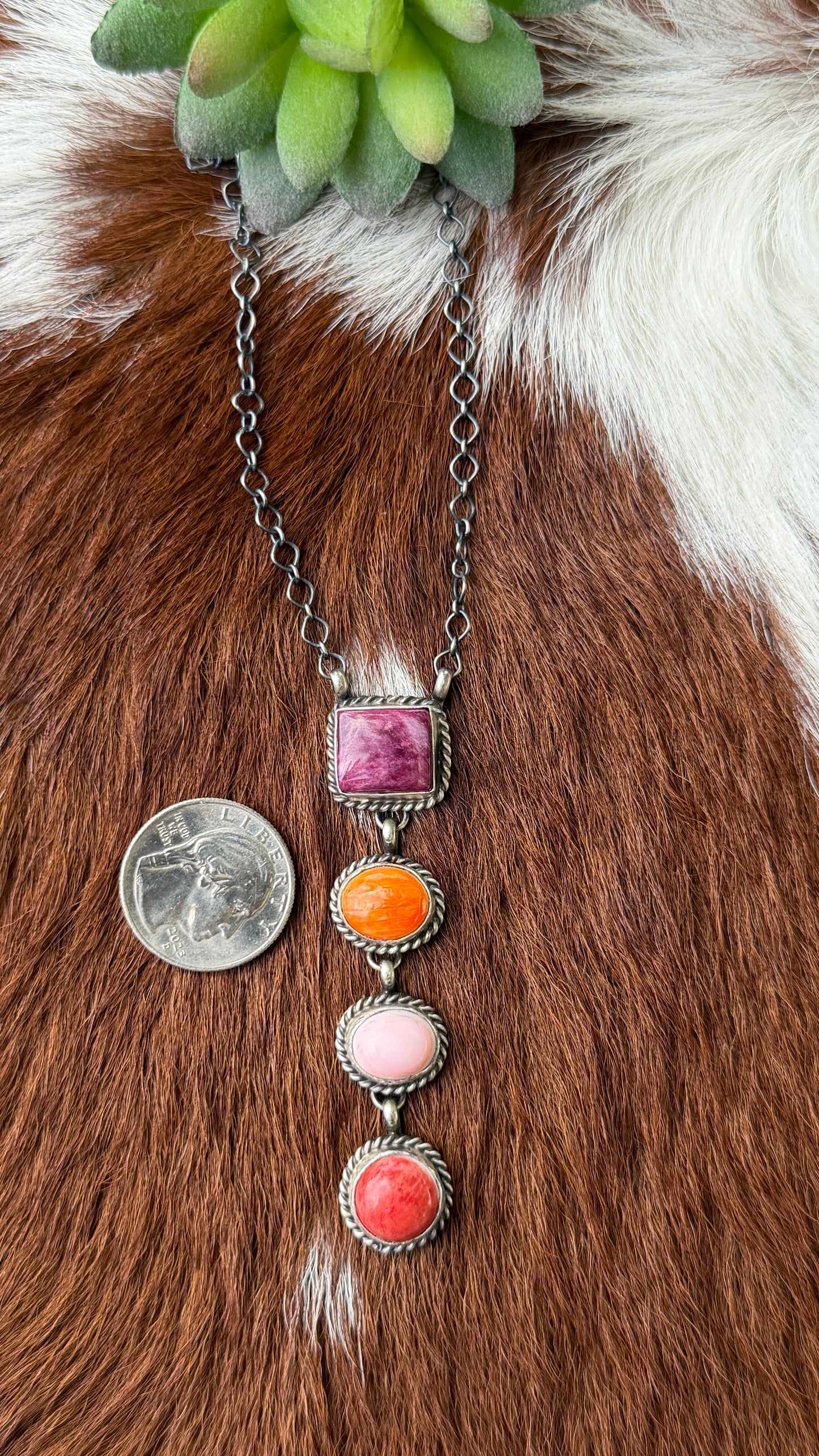 Letricia Largo Multi stone lariat