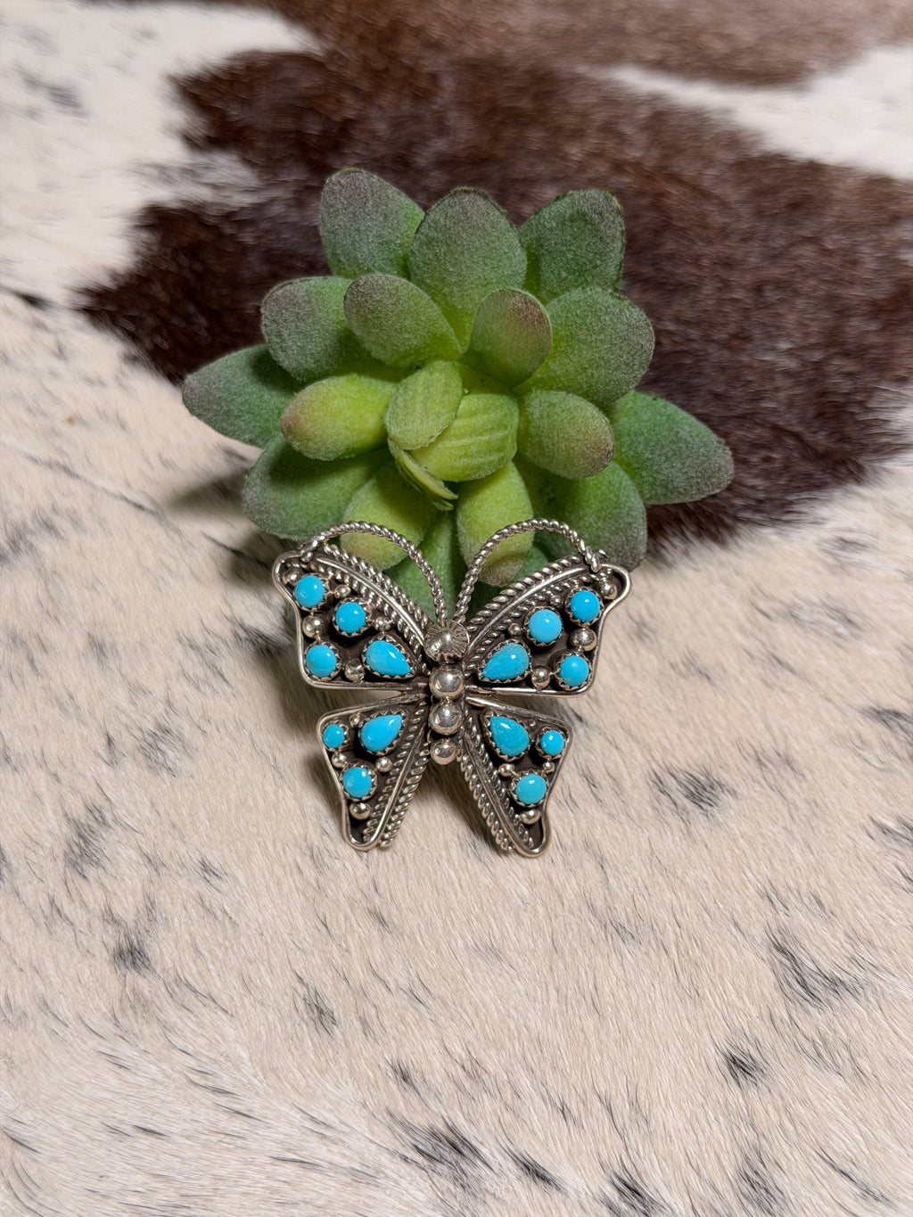 Tina Jones Kingman Butterfly Ring
