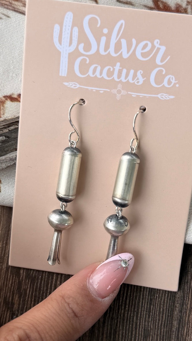 Crystal Hayley barrel & blossom dangles