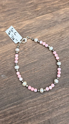 Grandma Cactus Pink mother of pearl bracelet