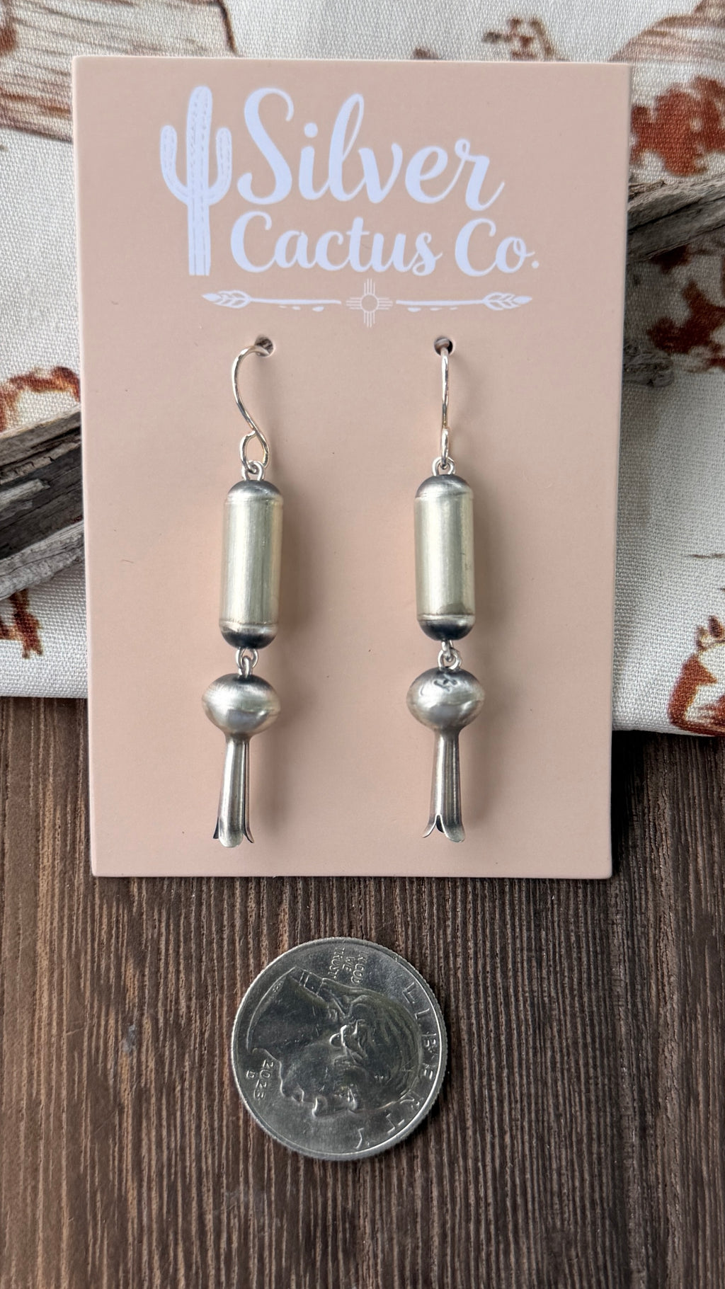 Crystal Hayley barrel & blossom dangles