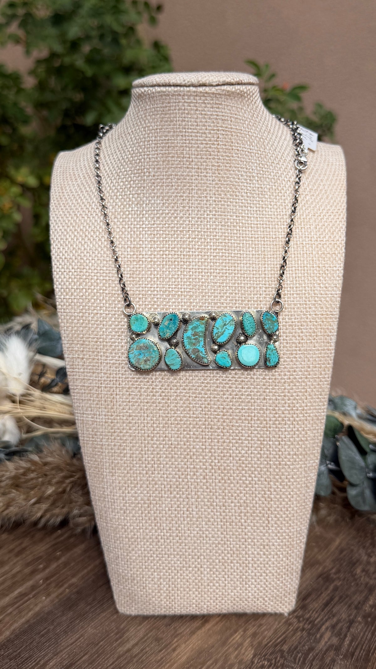 Jaqueline Silver Bar Necklace