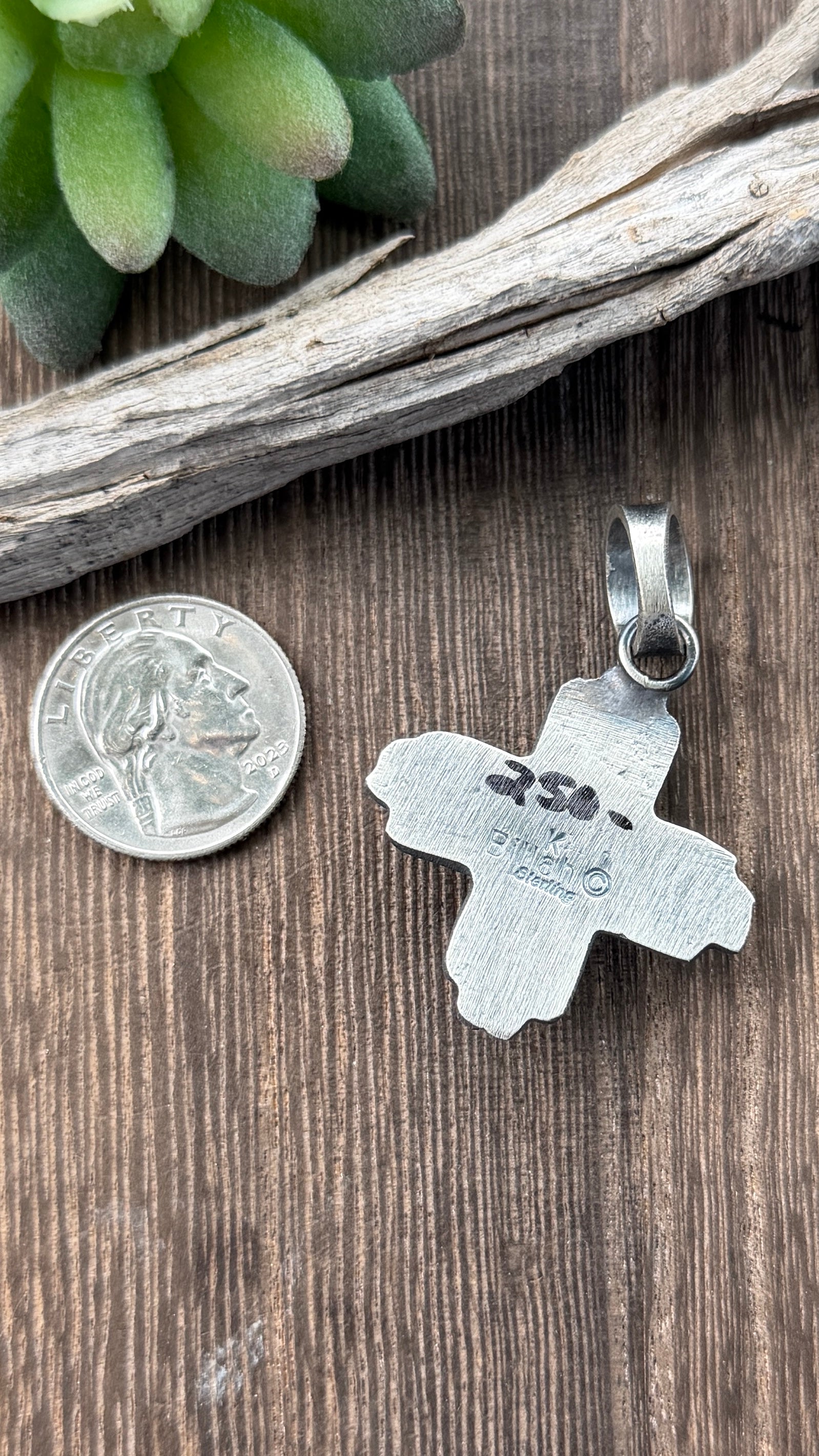 K Billah Kingman Web Zia Pendant