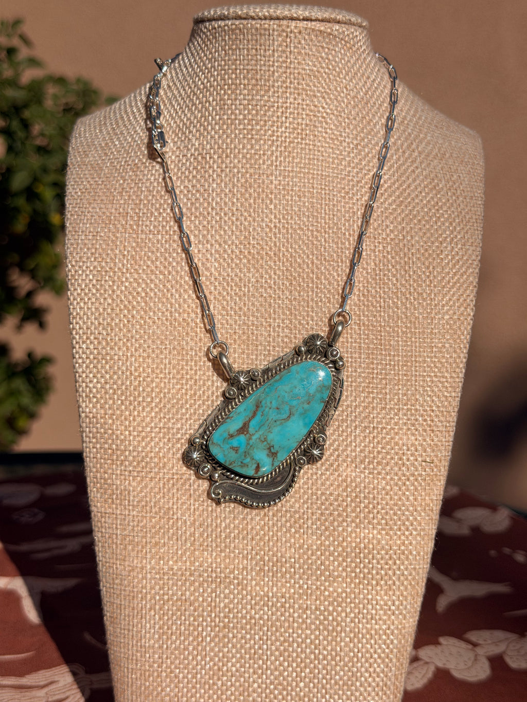 Gabriel Jurado Kingman Bar Necklace