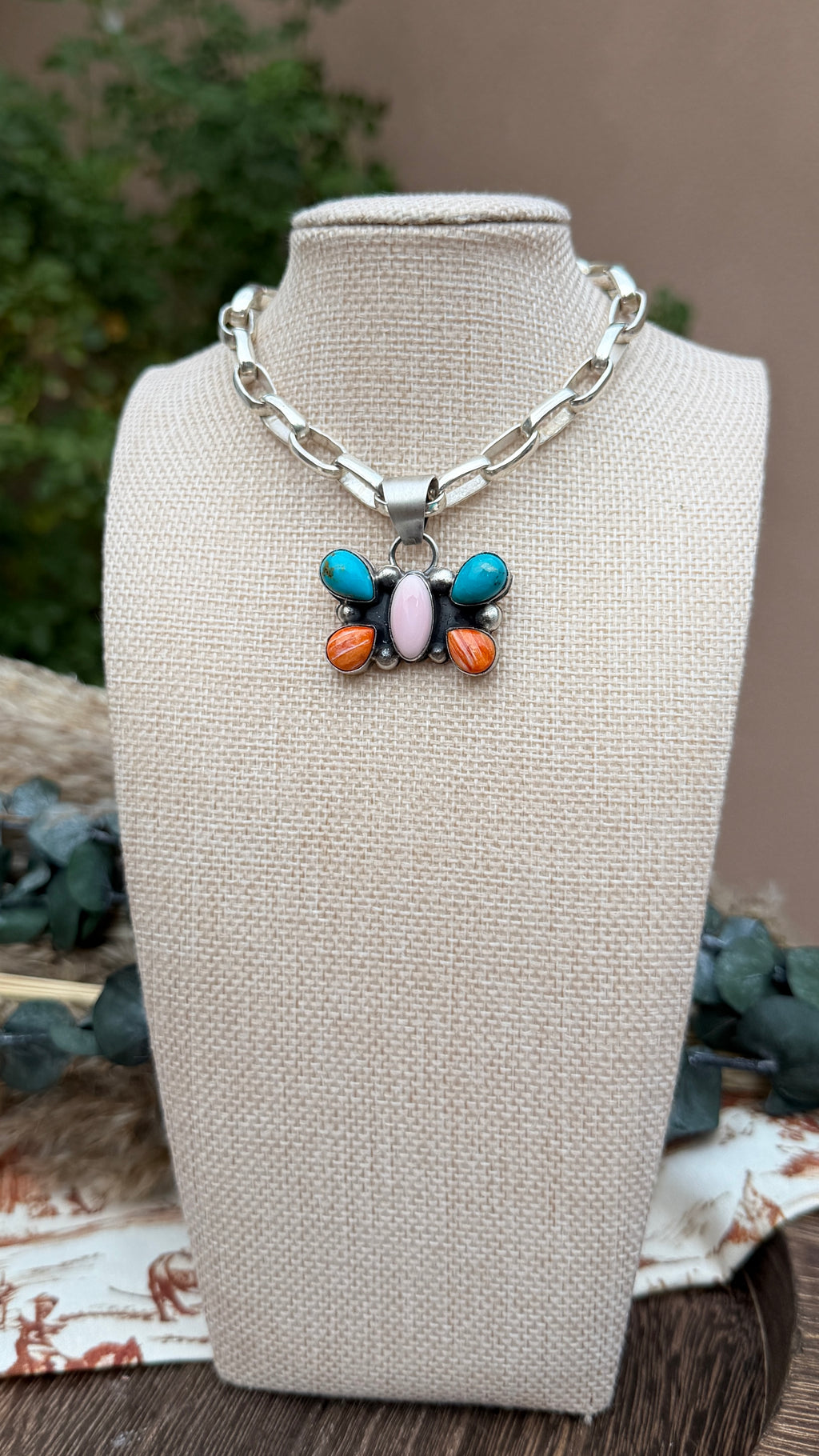 Harold Joe Multi Stone Butterfly