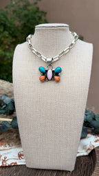 Harold Joe Multi Stone Butterfly