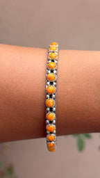 Gaynell Parker Orange Spiny Bangle