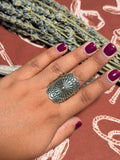 Andy Cadman Silver Concho Ring