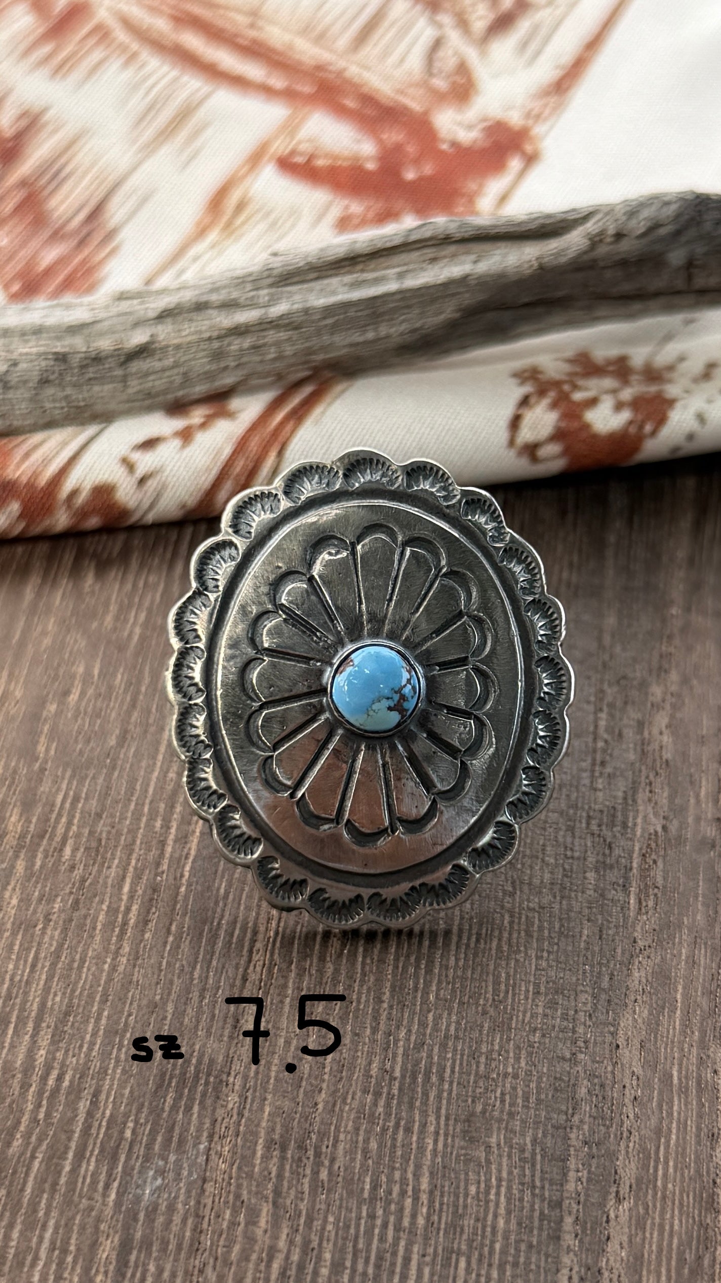 Chimney Butte Golden Hills Concho Pendant