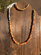 Grandma Cactus Jasper & Orange set 17.5"