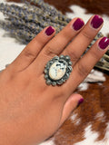 Bennie Ramone White Buffalo Ring