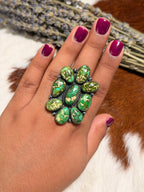 P. Johnson Sonoran Gold Cluster ring