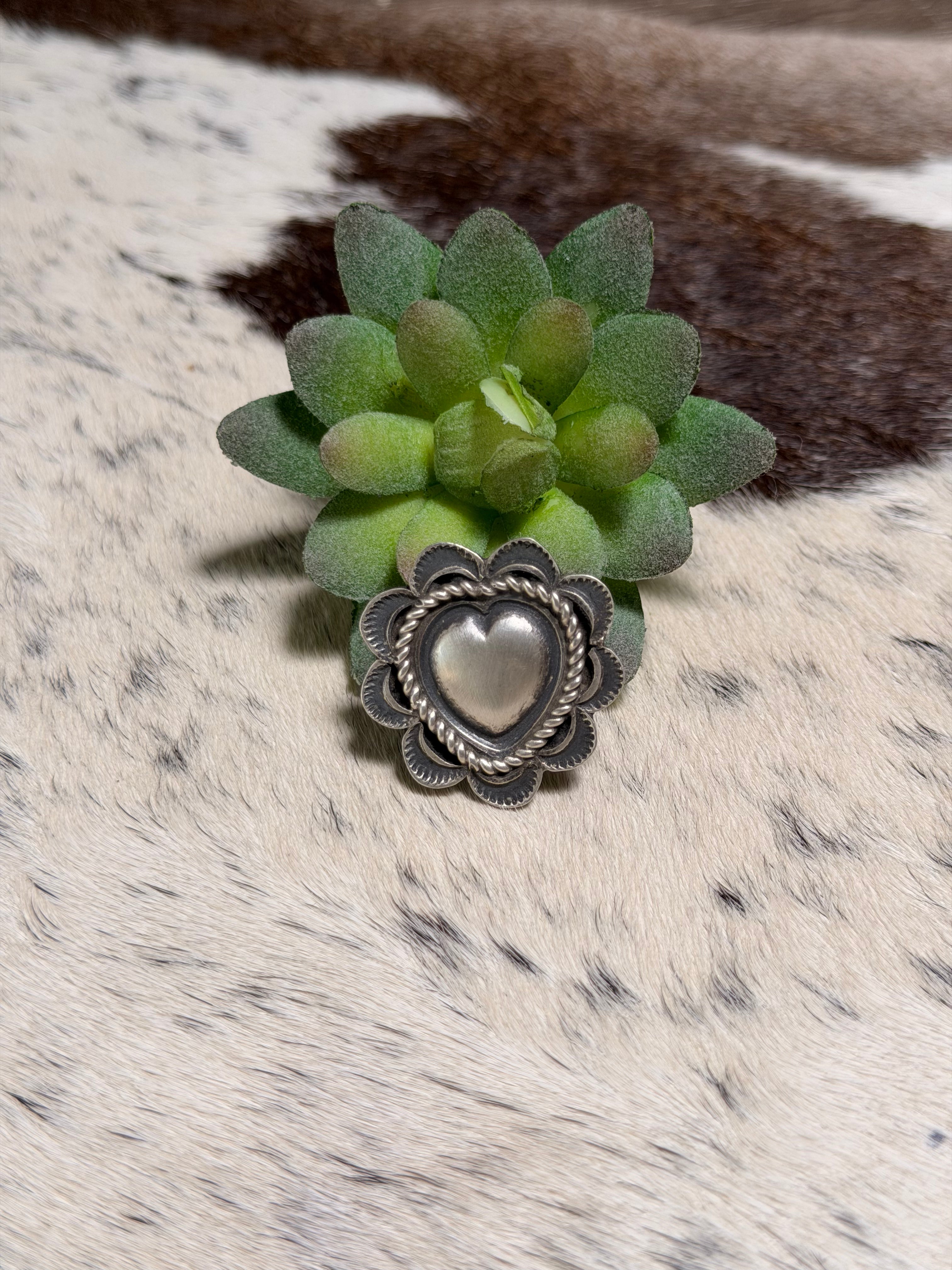 Alex Sanchez Silver Heart Ring