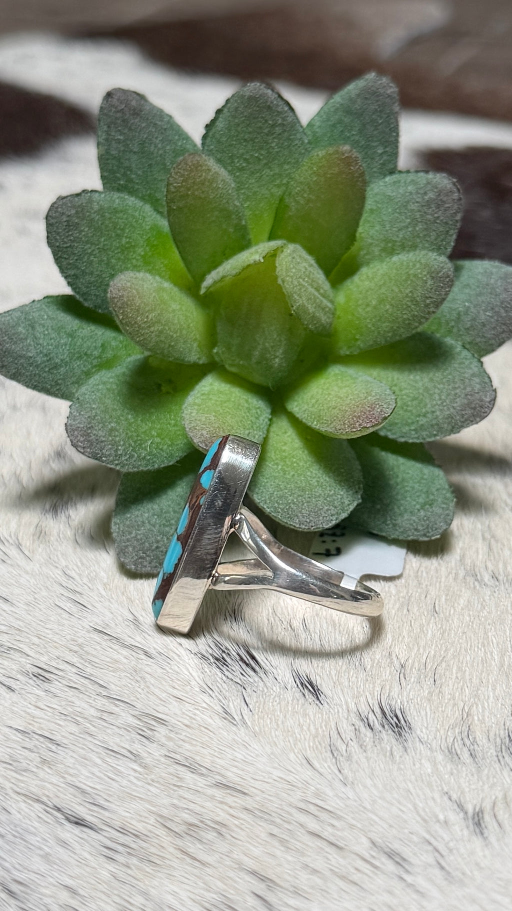 Cathy Webster Prince Turquoise Ring, Size 7