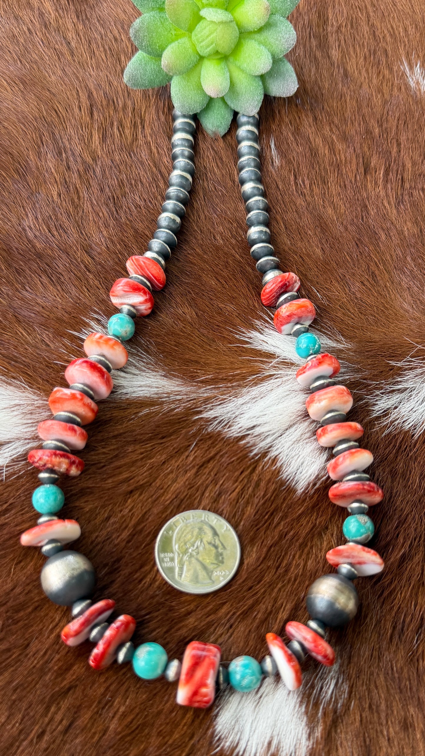 Chimney Butte pearls & Red spiny