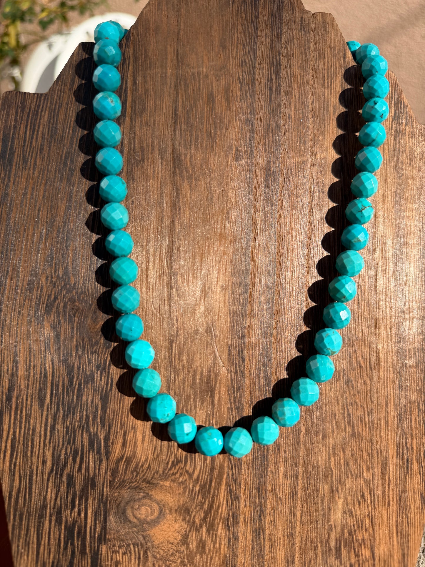 Faceted Turquoise necklace