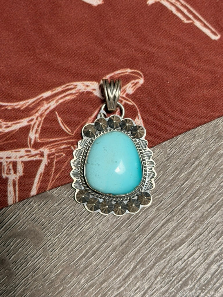 Kevin Begay Single Stone Pendant