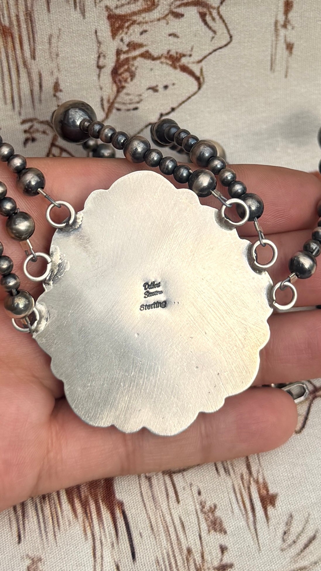 Delbert Sacatero Cluster necklace
