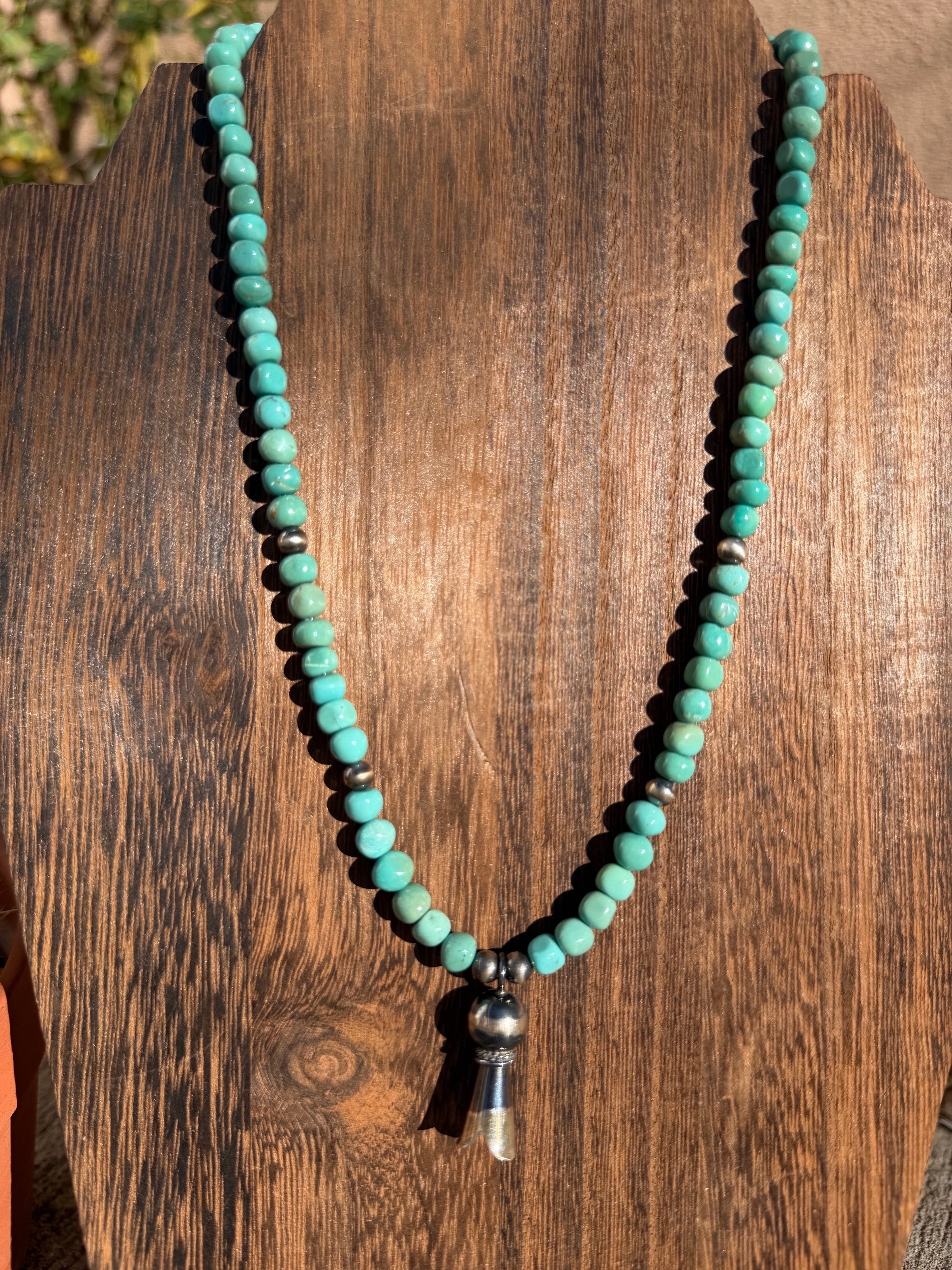 Turquoise & Blossom 18"