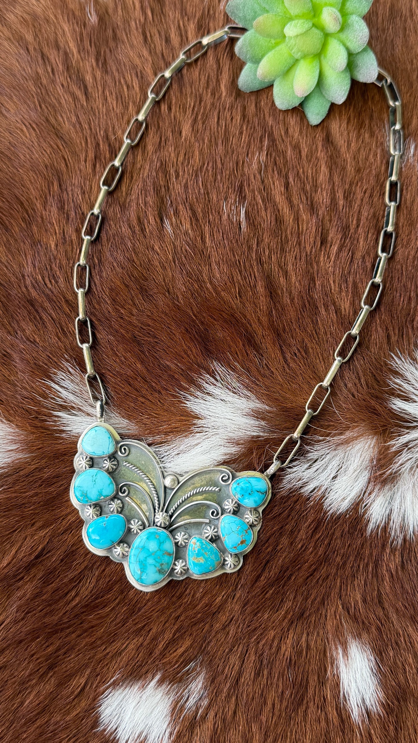 Gabby Jurado Turquoise butterfly