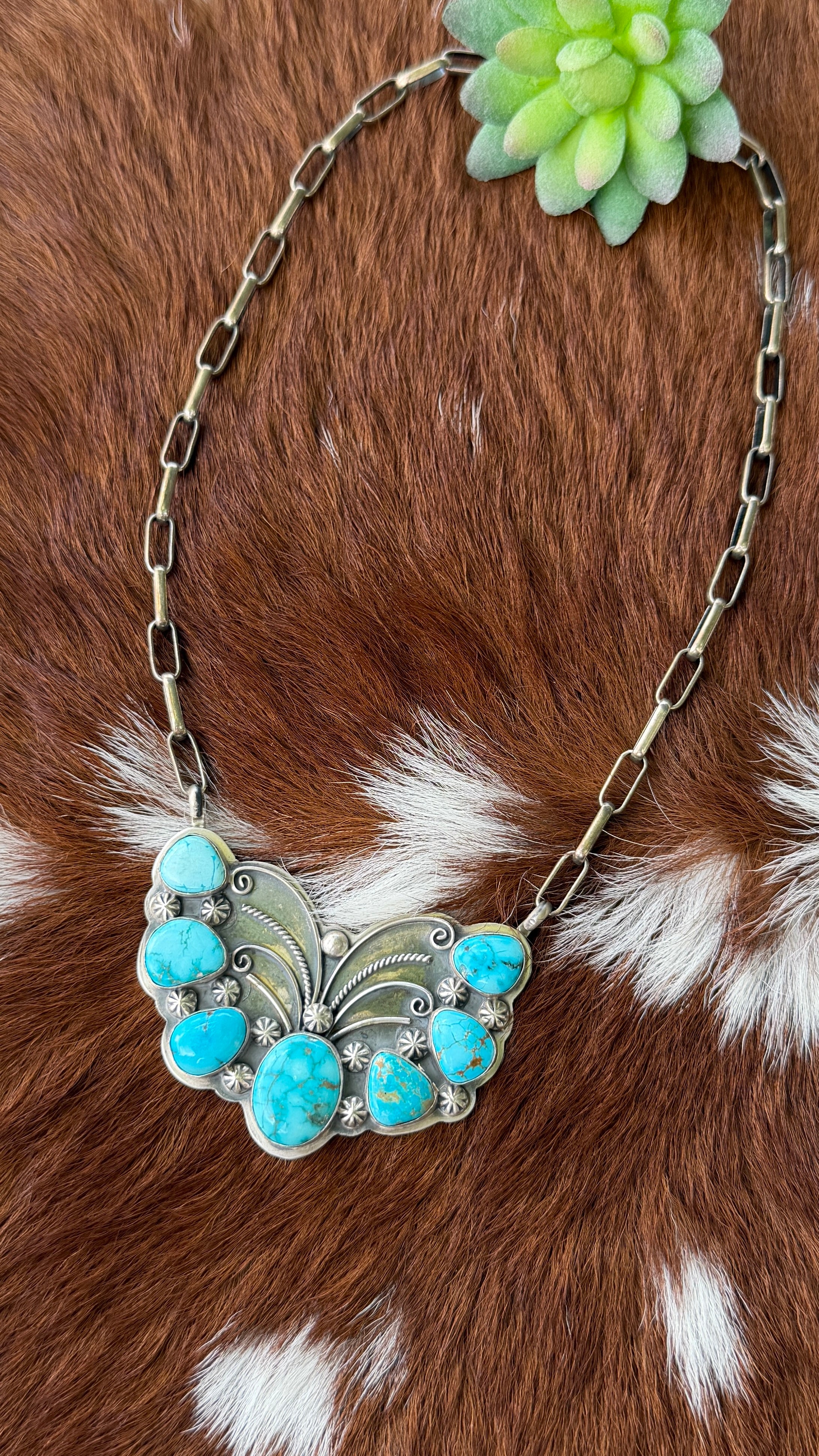 Gabby Jurado Turquoise butterfly