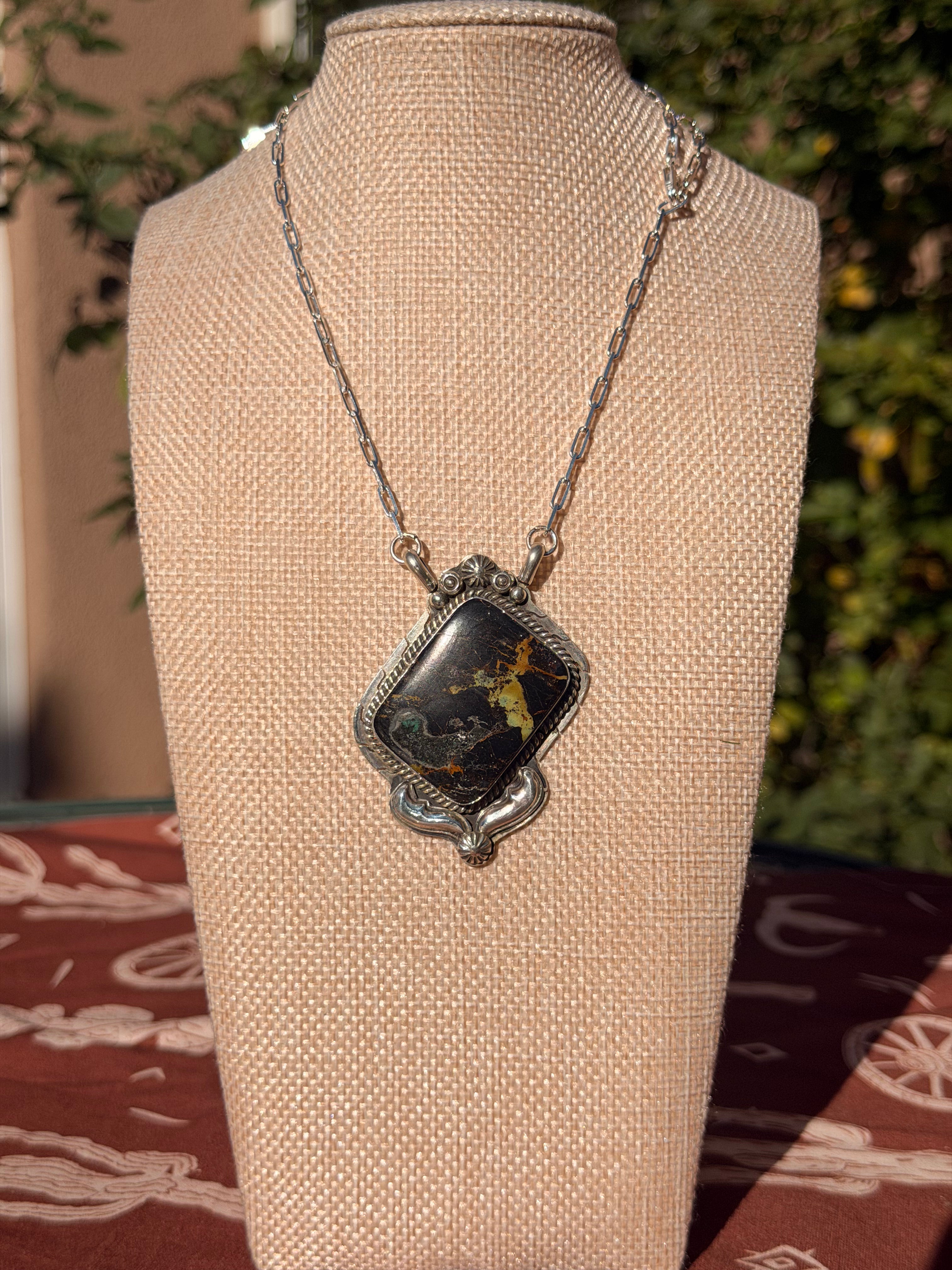 Gabriel Jurado Black Jack Bar Necklace