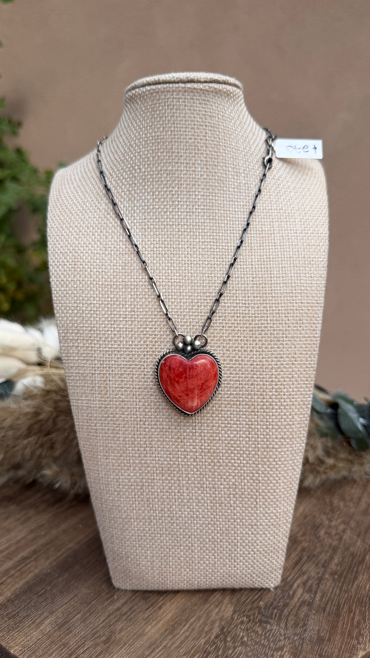 Vicky Hicks Red Spiny Love Necklace