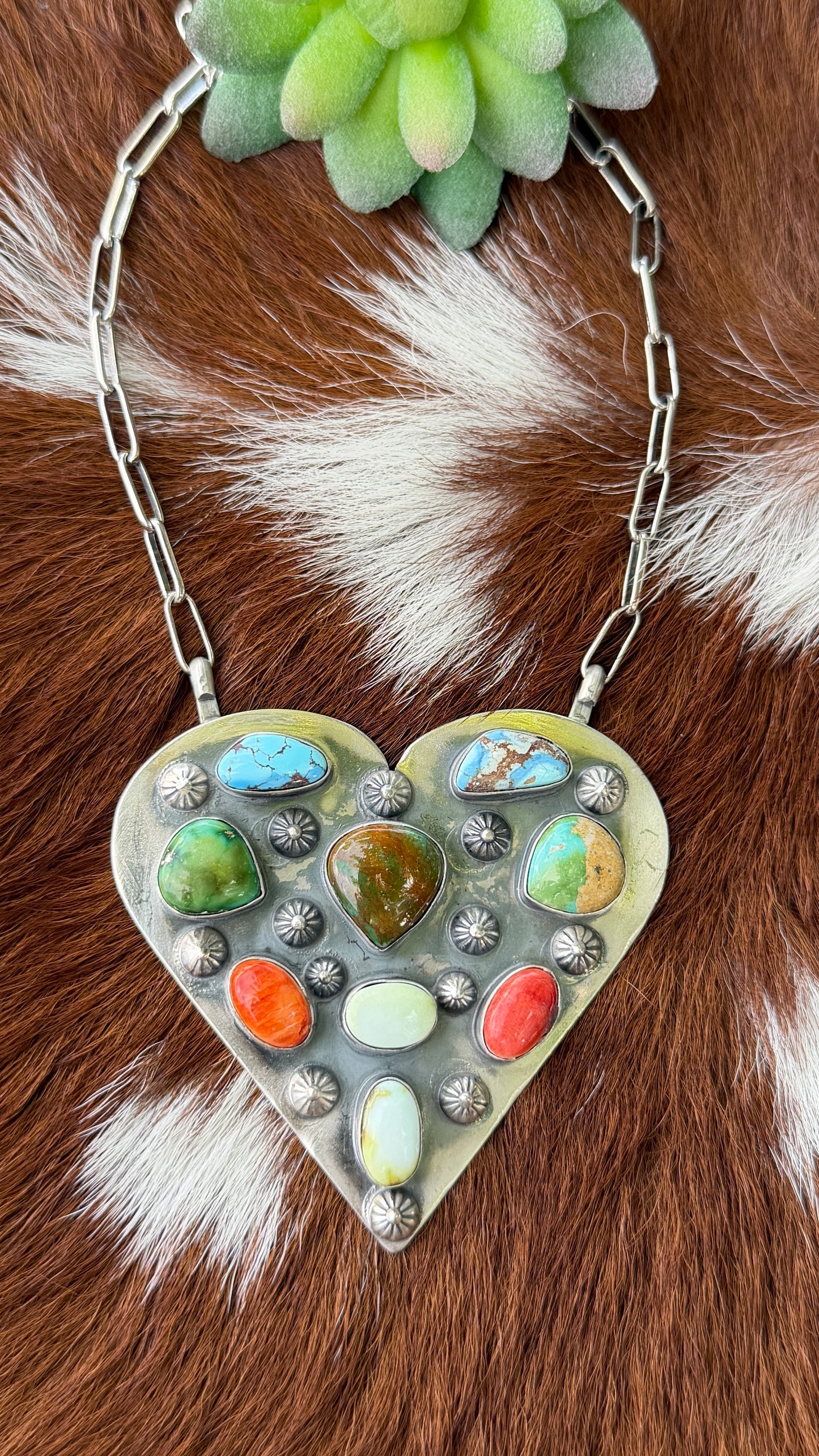 Multi stone heart