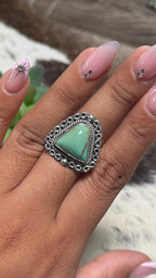 Emerald valley Ring, Size 7