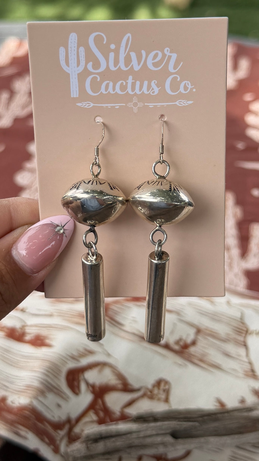 Harold Joe saucer & barrel dangles