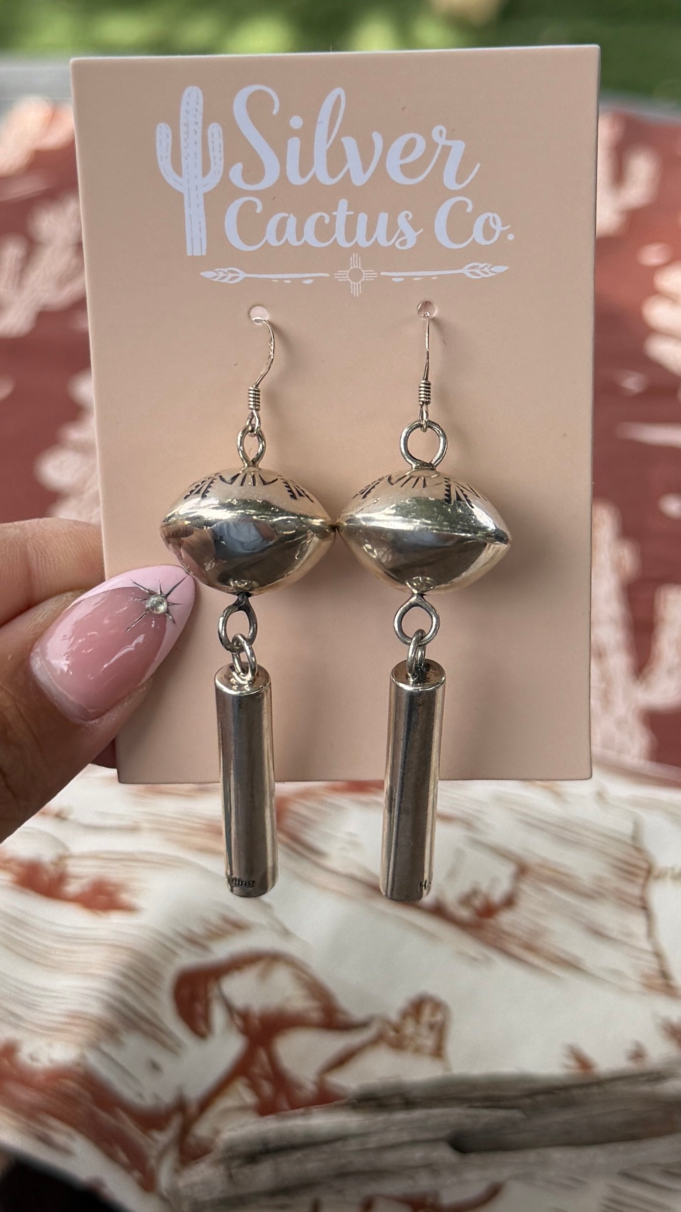 Harold Joe saucer & barrel dangles