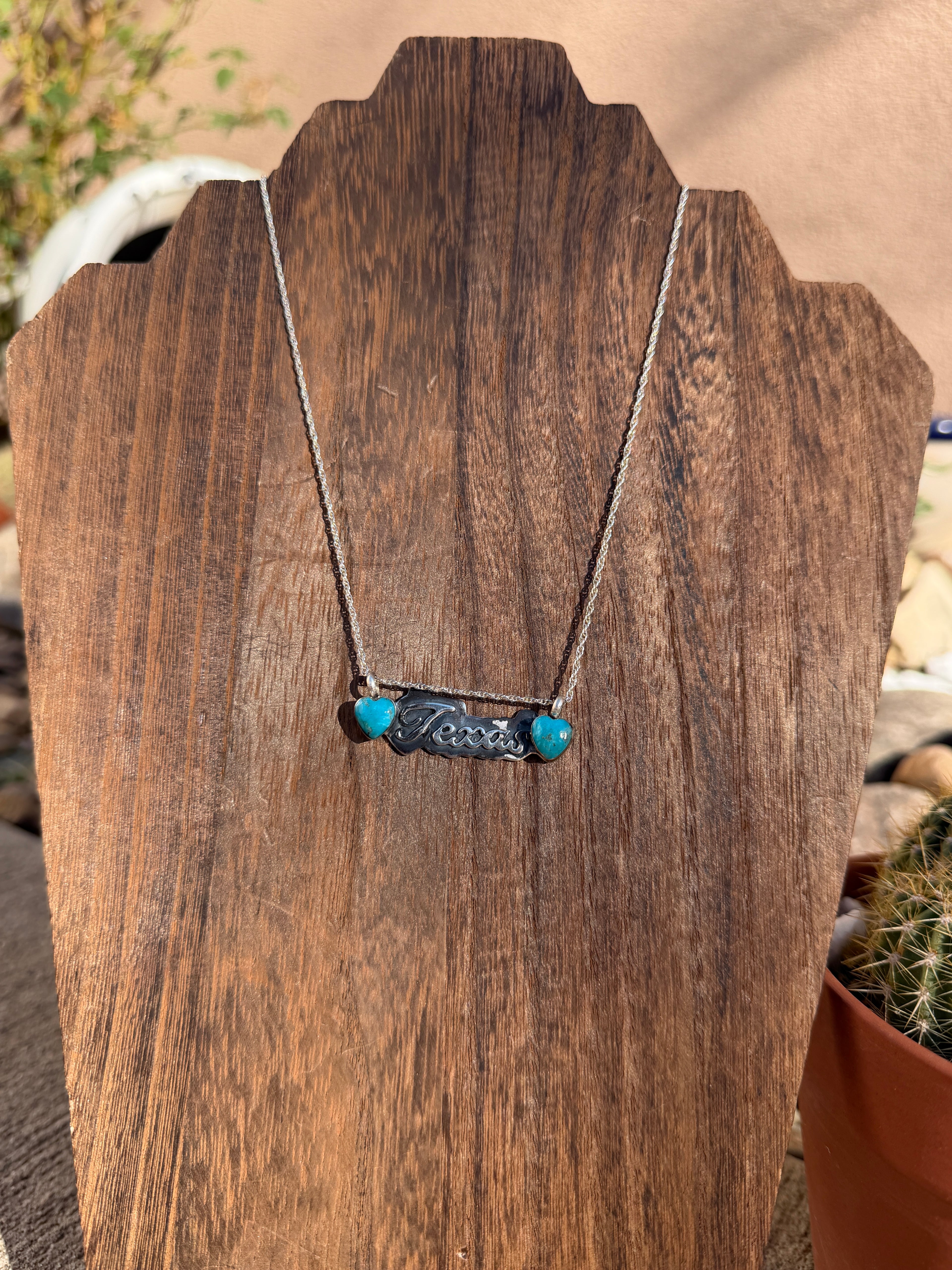 Texas Bar Necklace