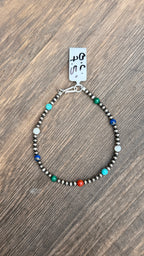 Grandma Cactus pearl & multi bracelet