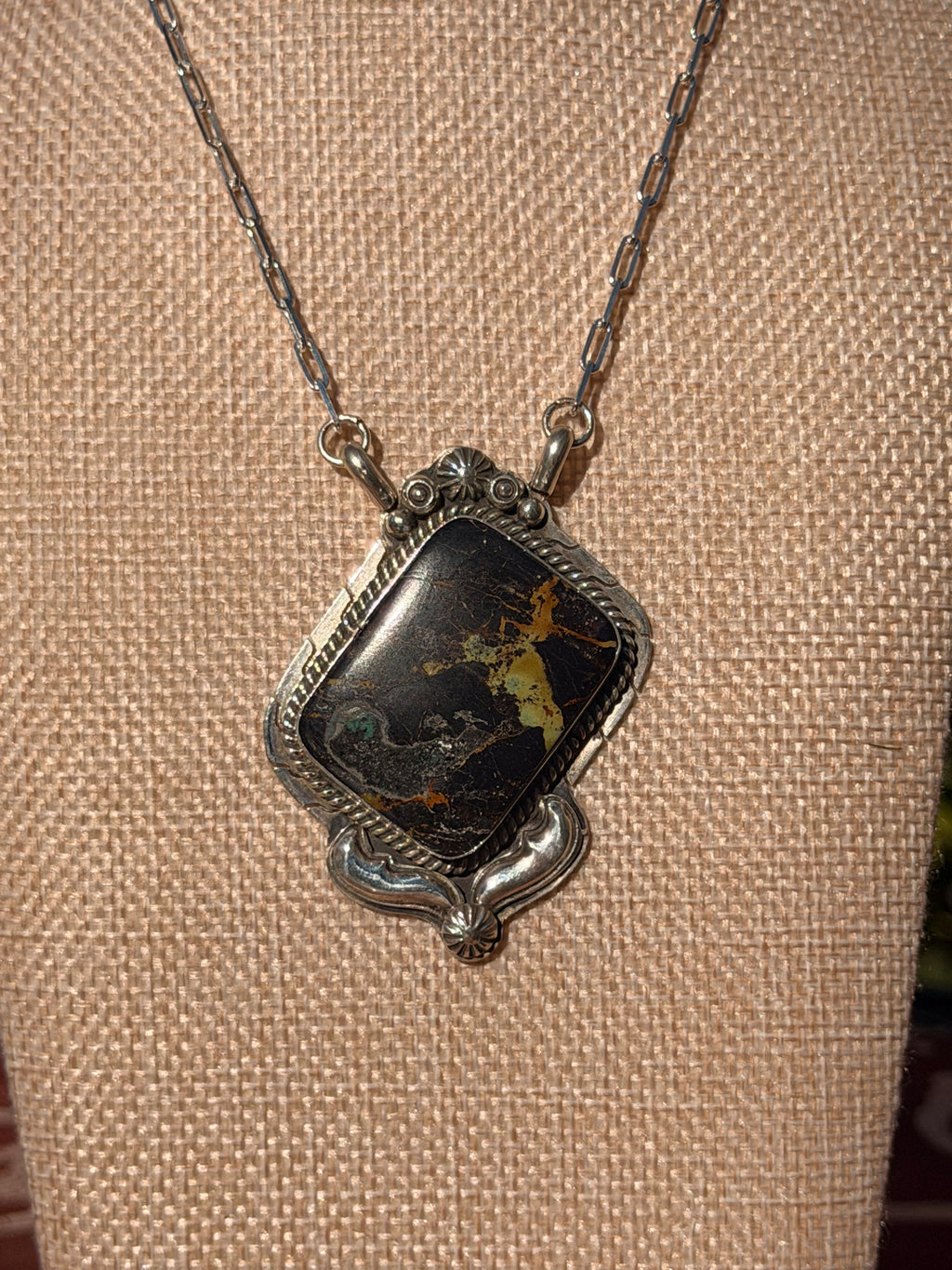 Gabriel Jurado Black Jack Bar Necklace