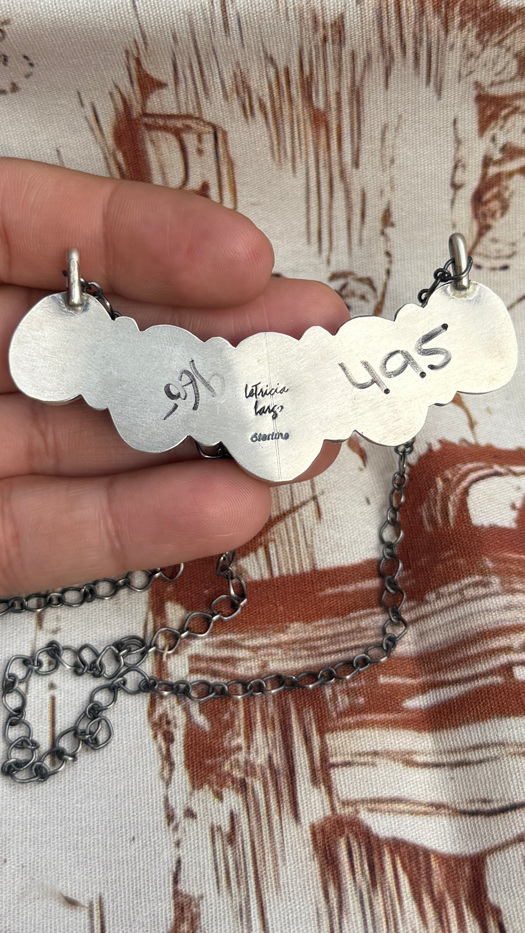 Letricia Largo Bar Necklace