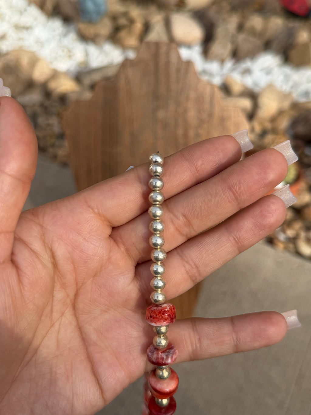 Chimney Butte Red Spiny & pearls 24.5"