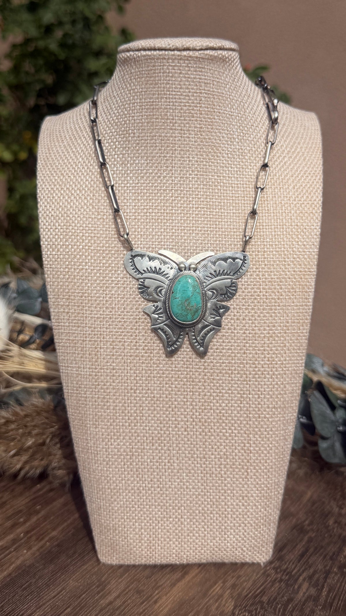 Bobby Johnson Butterfly Necklace
