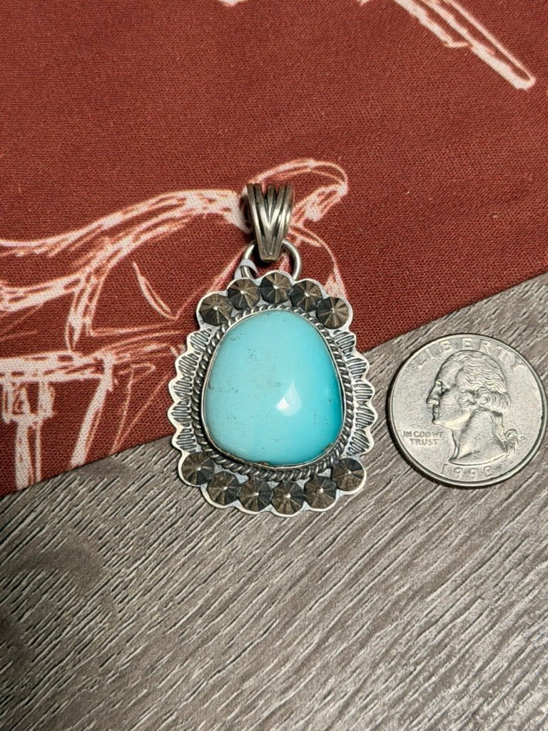 Kevin Begay Single Stone Pendant