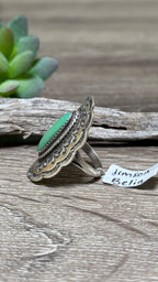 Jimson Belin Turquoise Choncho Ring, Size 8