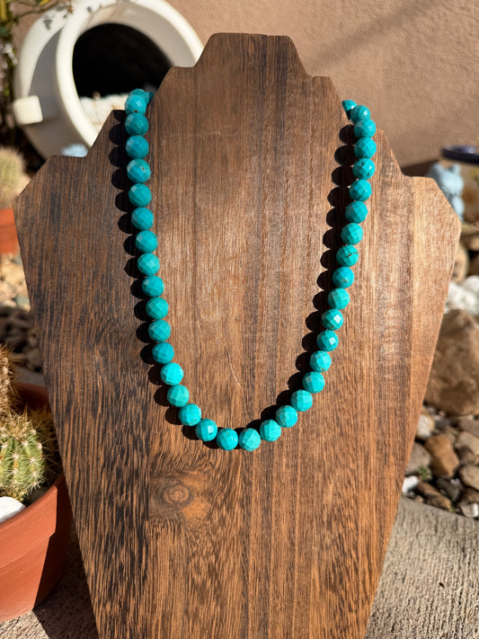 Faceted Turquoise necklace
