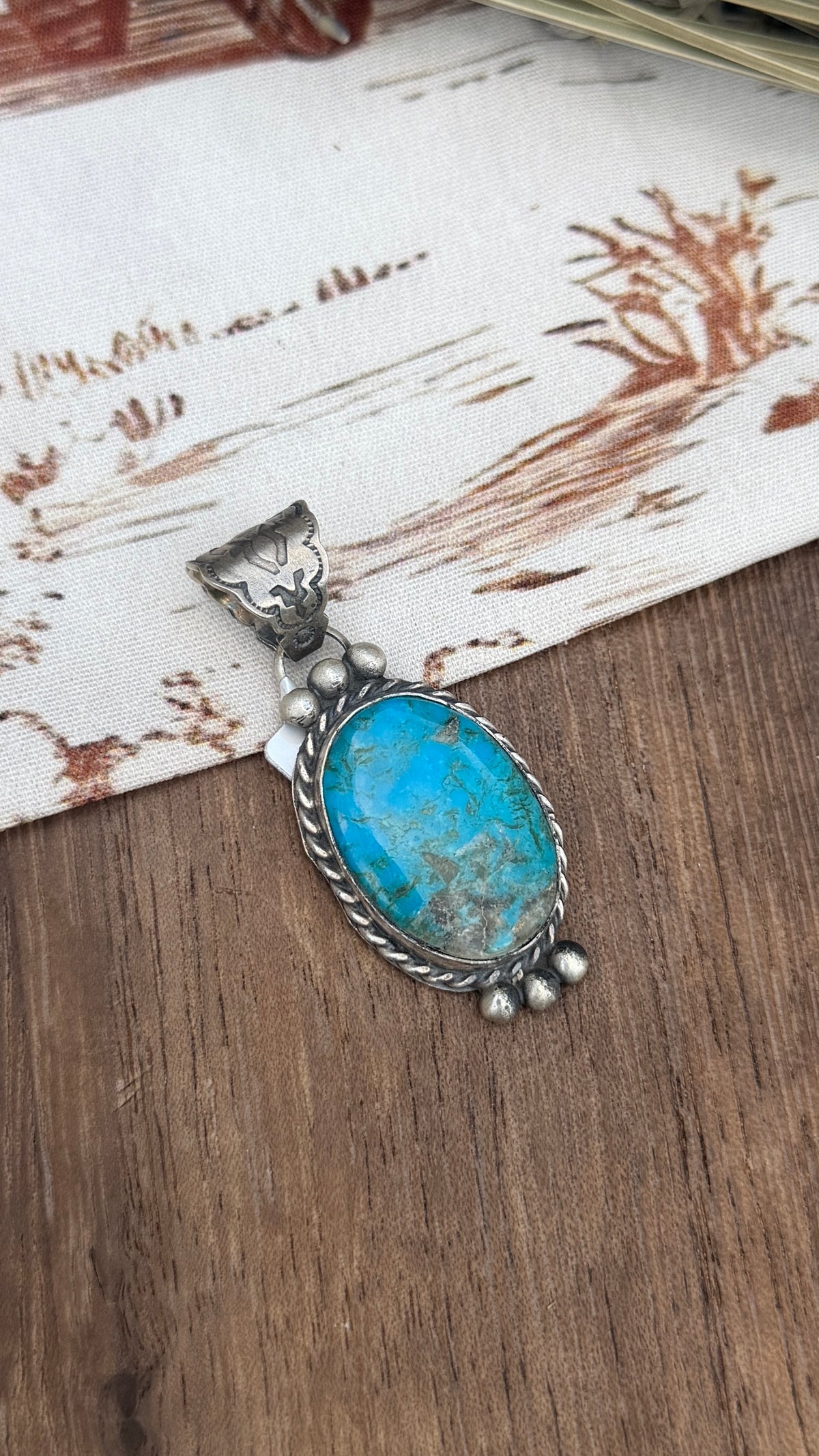 Philbert Nez Kingman Pendant
