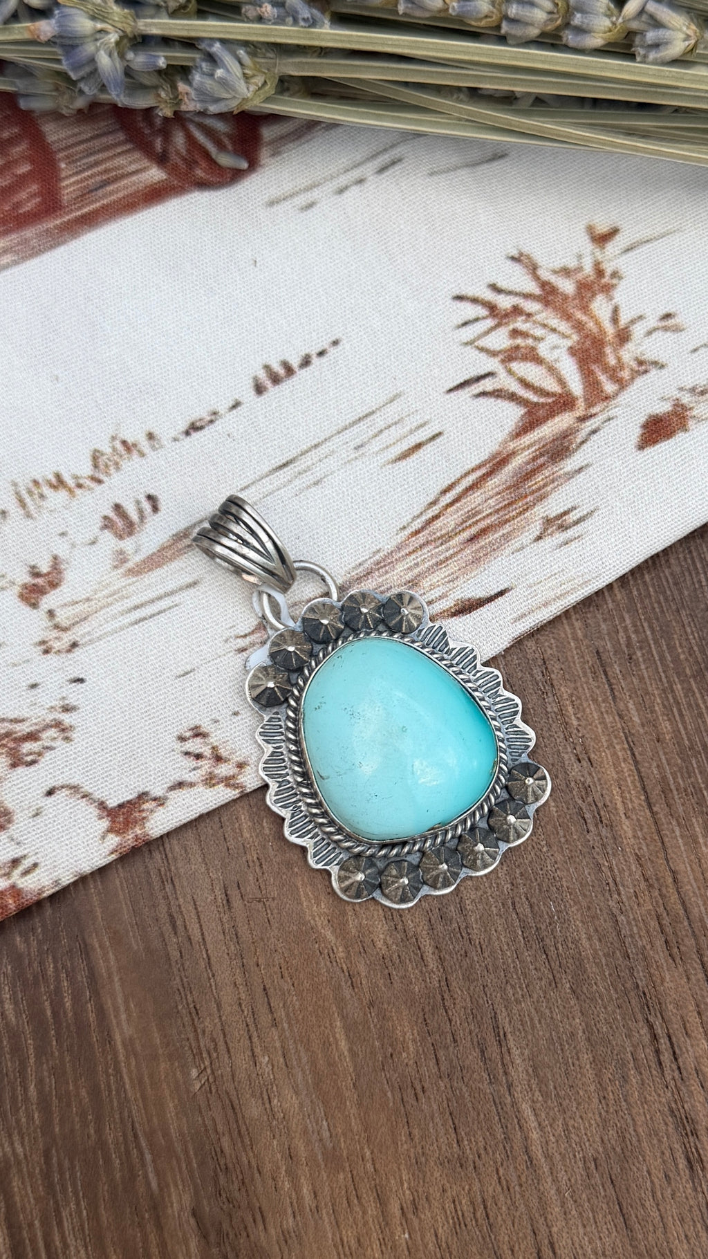 Kevin Begay Single Stone Pendant