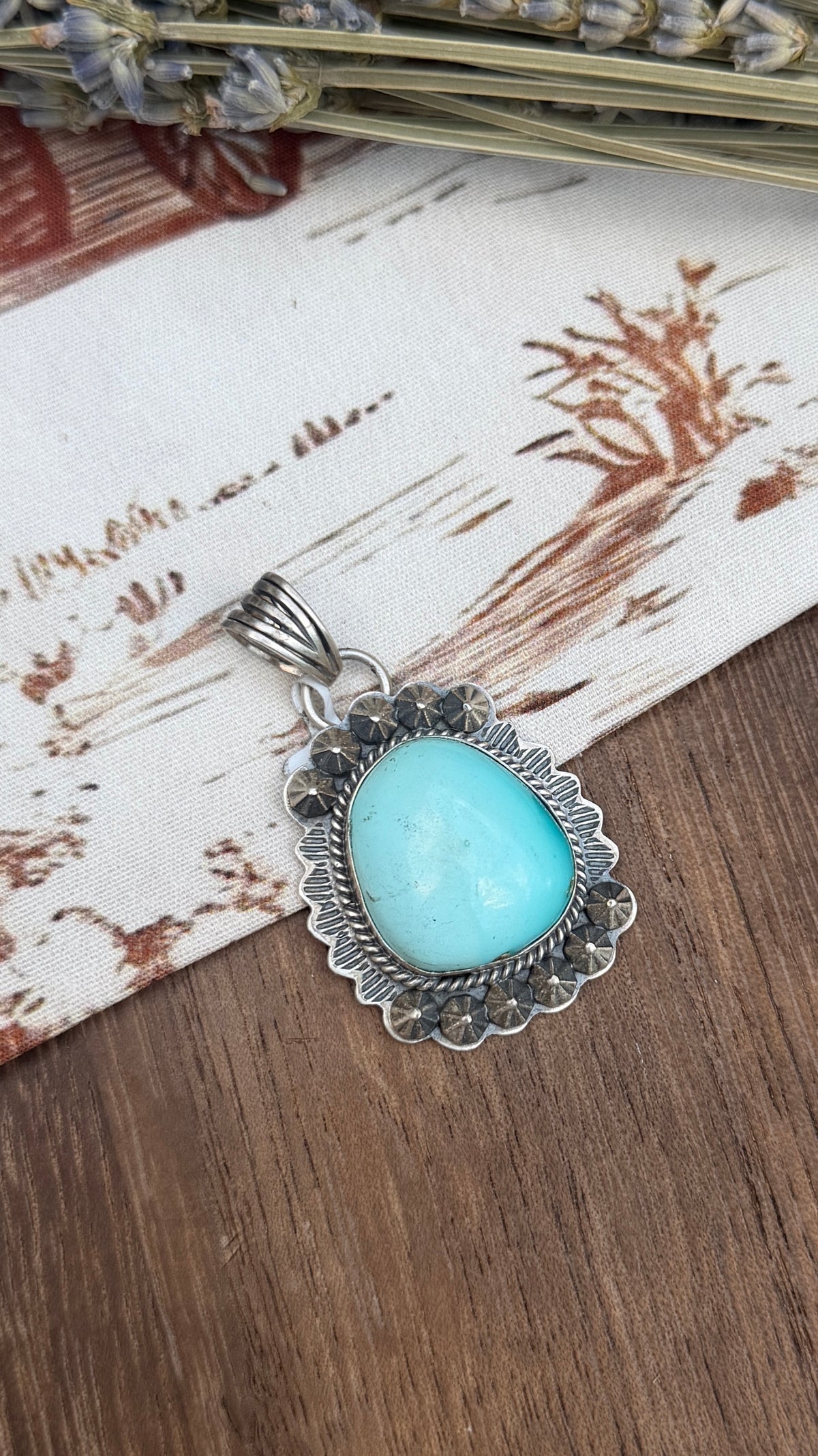 Kevin Begay Single Stone Pendant