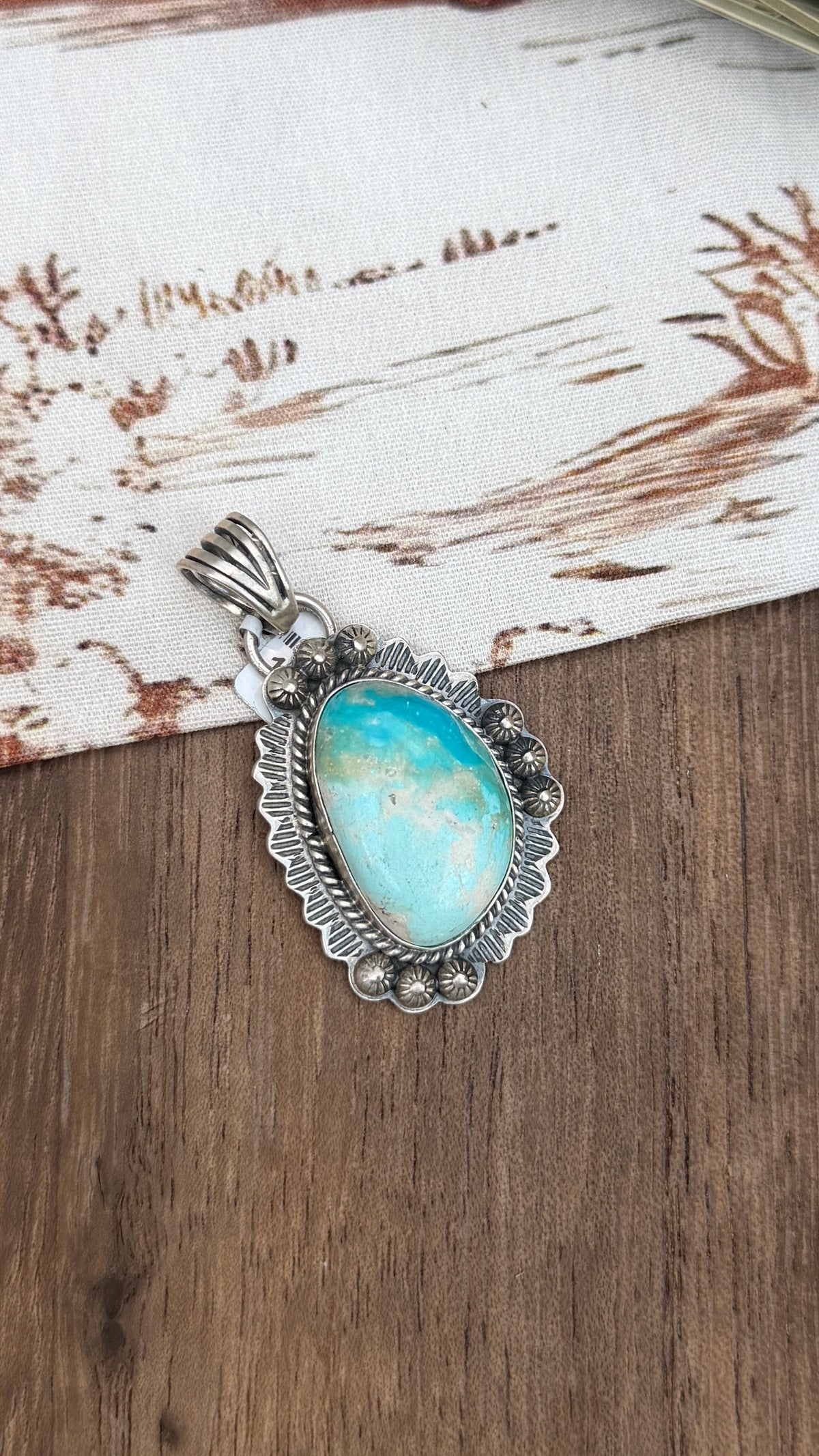 Kevin Begay Turquoise Pendant