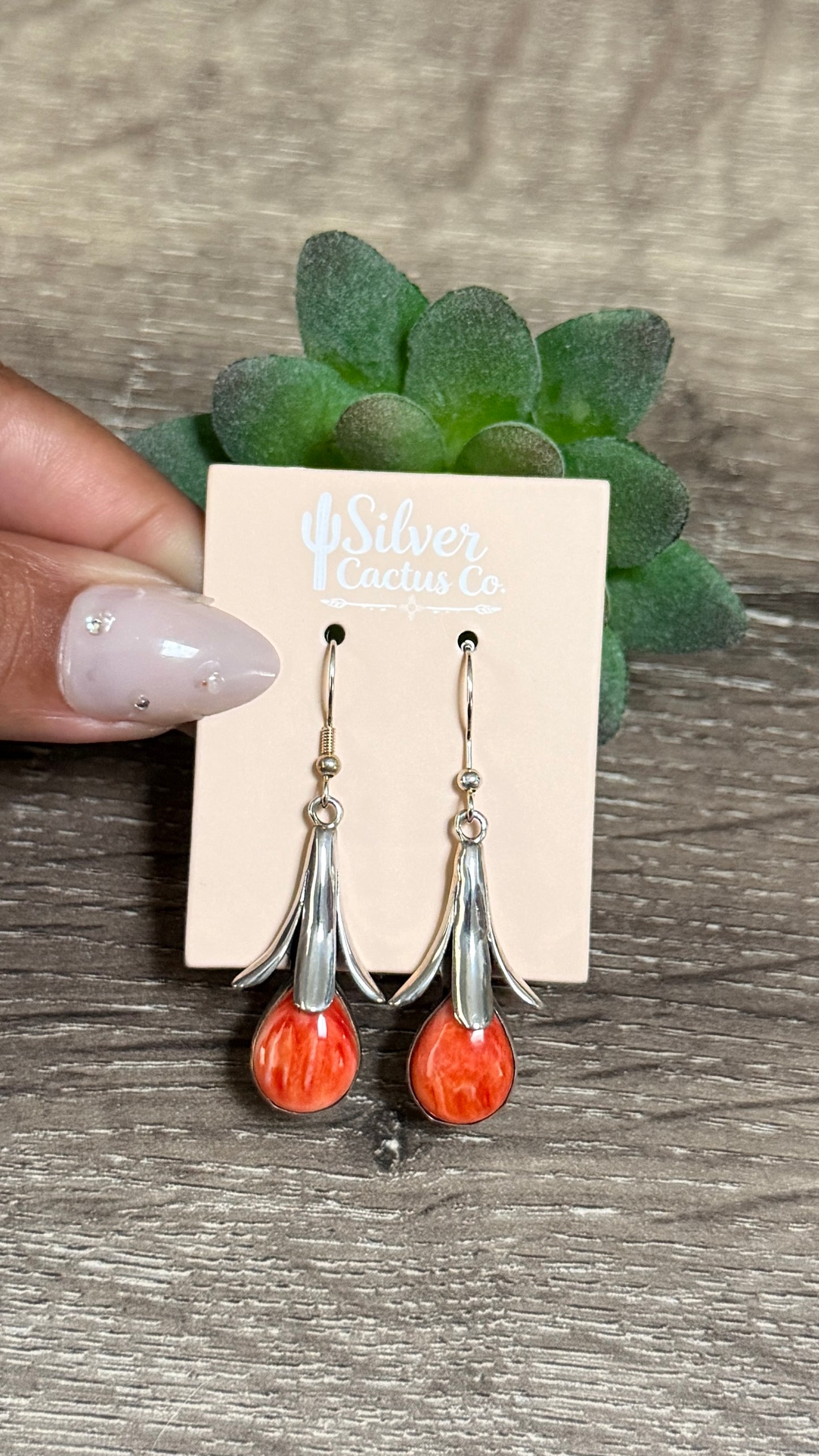 Orange spiny & blossom