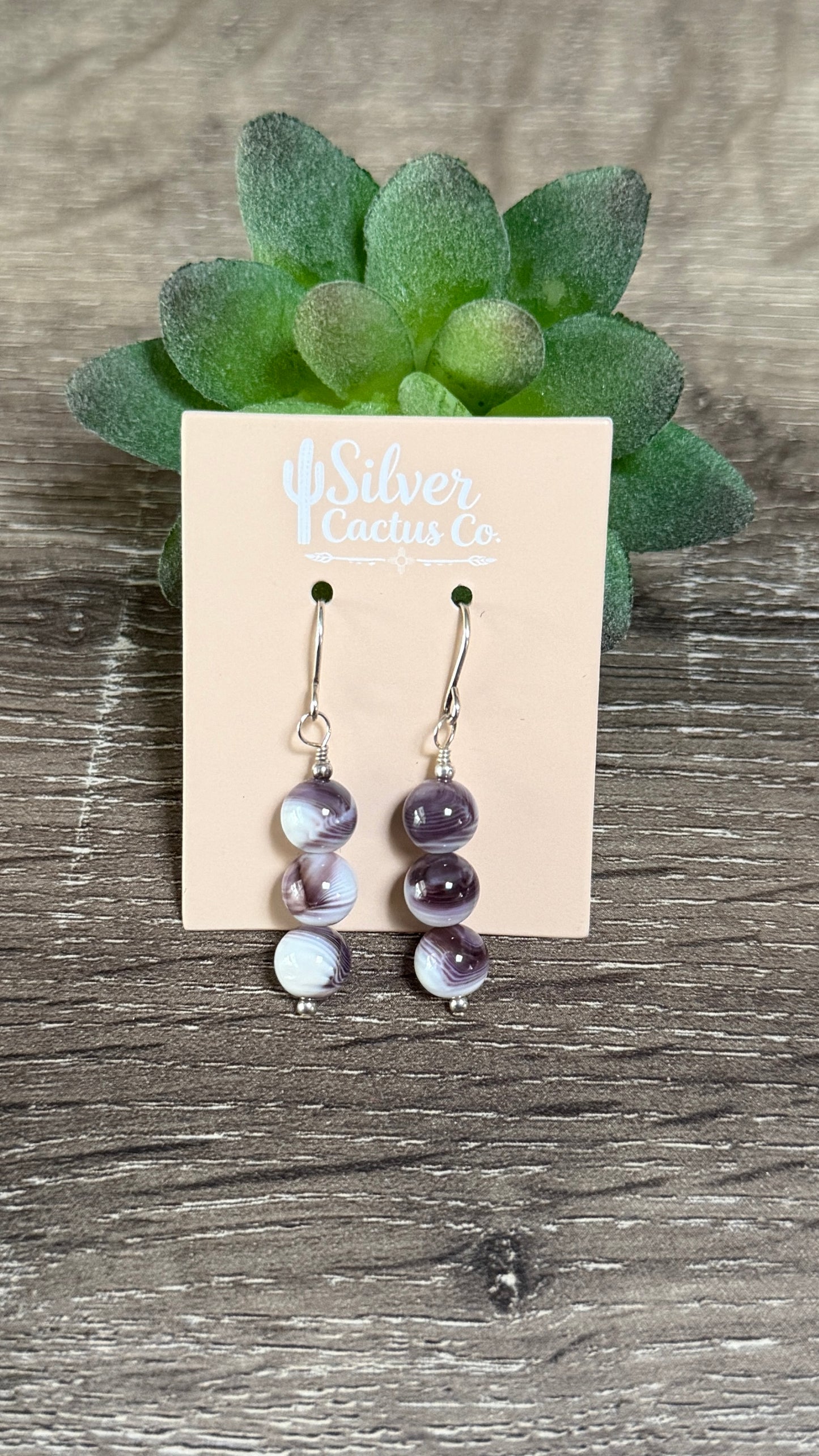 Wumpum bead dangles