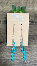Sleeping beauty 2 strand chain dangles